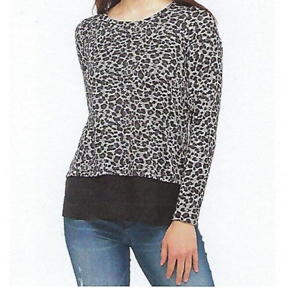 Ricki's Leopard Print Fooler Top - Picture 1 of 7